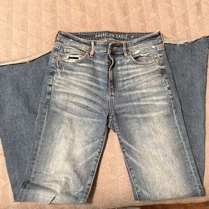 American Eagle flare jeans 4 Long